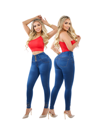 Jean Colombiano BBL Skinny con Bordado