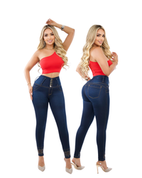 Jean Colombiano BBL Skinny con Bordado