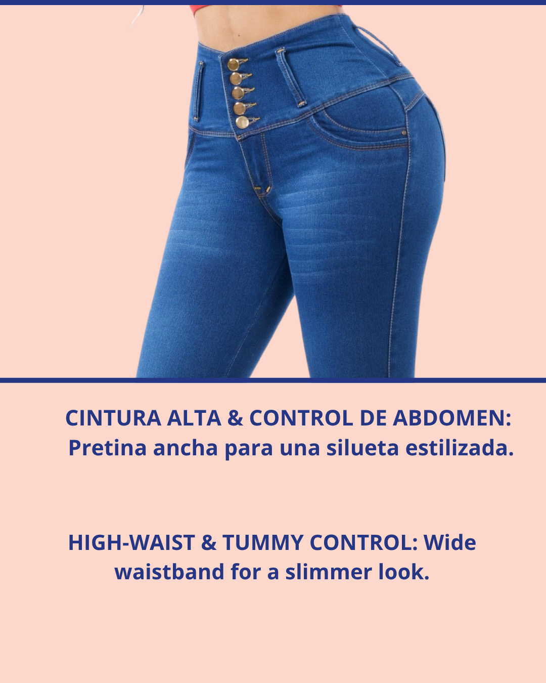 Jean Colombiano BBL Skinny con Bordado
